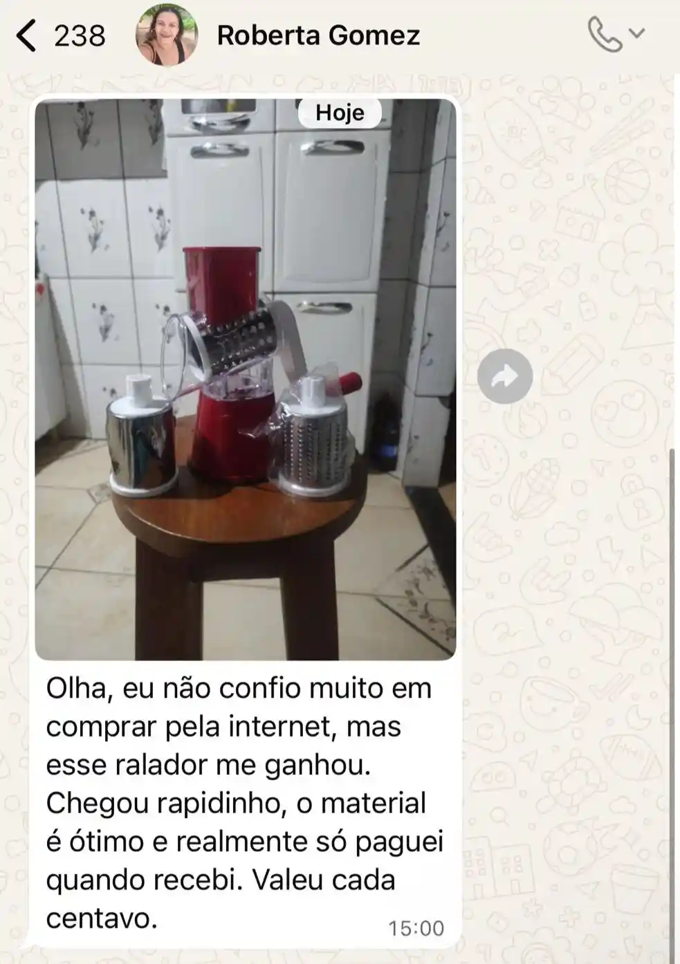 Depoimento cliente
